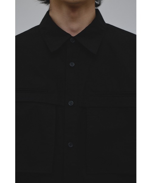 STYLEMIXER(スタイルミキサー)の「フラップポケットシャツ(シャツ/ブラウス・メンズ・ブラウン/ブラック/ライトベージュ・MEDIUM/LARGE)」の10枚目の写真