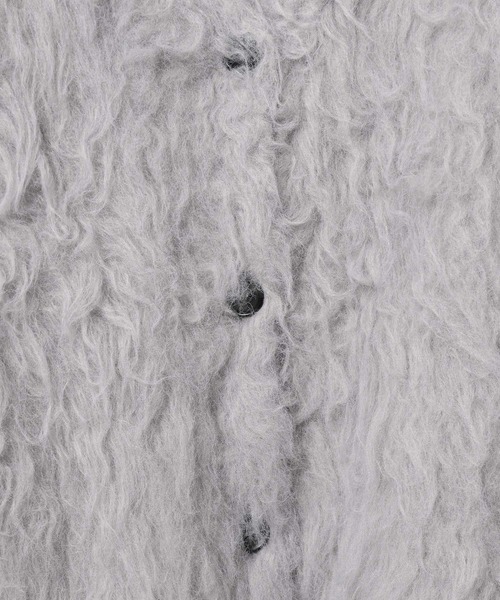 mysty woman（ミスティウーマン）の「カラーシャギーカーディガン　581532（カーディガン/ボレロ・レディース・グレー/アイボリー/イエロー・FREE）」の16枚目の写真