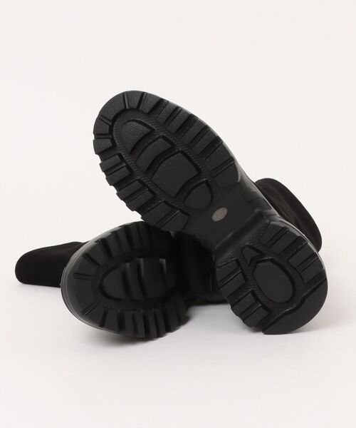 JILL STUART（ジルスチュアート）の「厚底ストレッチショートブーツ（ブーツ・レディース・ブラック・24.5cm/24.0cm/23.5cm/23.0cm/22.5cm）」の3枚目の写真