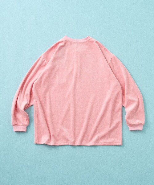 FREAK'S STORE（フリークスストア）の「COJI-COJI × SAUVENIR × FREAK'S STORE/コジコジ × サウベニア × フリークスストア 別注 オールナイトサウナ KANNAIGI/長袖館内着/フリースセットアップ/ナップサック付き（ルームウェア/パジャマ・メンズ・ブラック/ブルー/サーモンピンク・SMALL/MEDIUM/LARGE）」の12枚目の写真