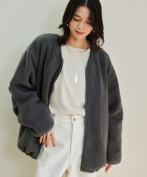 BARNYARDSTORM / ボアライトコート セール】BARNYARDSTORM / ボアライトコート【WEB限定】（ブルゾン