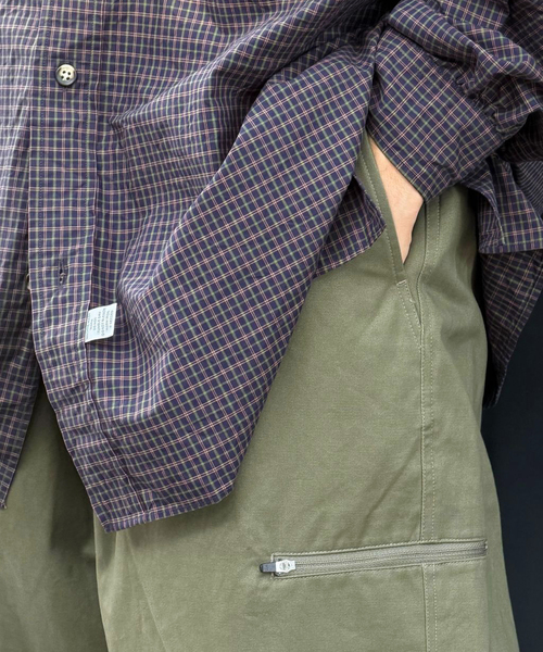 Marvine Pontiak shirt makers（マービンポンティアックシャツメーカーズ）の「Marvine Pontiak / マービンポンティアックシャツメーカーズ Tab Collar L（シャツ/ブラウス・メンズ・ダークブルー・FREE）」の3枚目の写真