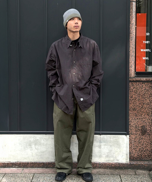 Marvine Pontiak shirt makers（マービンポンティアックシャツメーカーズ）の「Marvine Pontiak / マービンポンティアックシャツメーカーズ Tab Collar L（シャツ/ブラウス・メンズ・ダークブルー・FREE）」の4枚目の写真