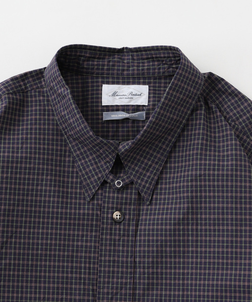 Marvine Pontiak shirt makers（マービンポンティアックシャツメーカーズ）の「Marvine Pontiak / マービンポンティアックシャツメーカーズ Tab Collar L（シャツ/ブラウス・メンズ・ダークブルー・FREE）」の7枚目の写真