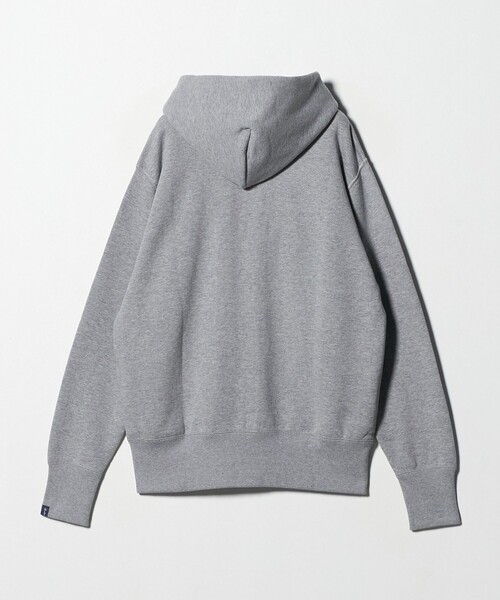 LOOPWHEELER(ループウィラー)の「<LOOPWHEELER x LOWERCASE for UNITED ARROWS>ジップ パーカー(パーカー・メンズ・グレー系/ワイン・L/XL/M/S)」の3枚目の写真