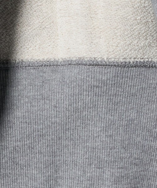 LOOPWHEELER(ループウィラー)の「<LOOPWHEELER x LOWERCASE for UNITED ARROWS>ジップ パーカー(パーカー・メンズ・グレー系/ワイン・L/XL/M/S)」の10枚目の写真