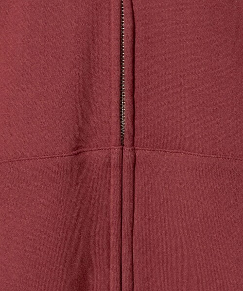 LOOPWHEELER(ループウィラー)の「<LOOPWHEELER x LOWERCASE for UNITED ARROWS>ジップ パーカー(パーカー・メンズ・グレー系/ワイン・L/XL/M/S)」の14枚目の写真