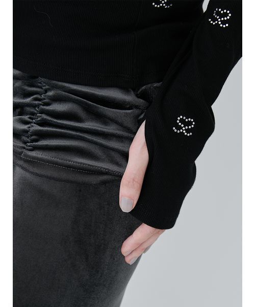 S Motif Jewelry Long T-shirt/SモチーフジュエリーロングTシャツ（T