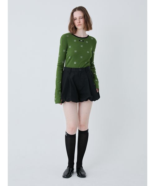 S Motif Jewelry Long T-shirt/SモチーフジュエリーロングTシャツ（T
