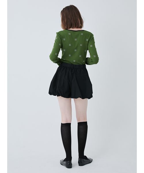 S Motif Jewelry Long T-shirt/SモチーフジュエリーロングTシャツ（T