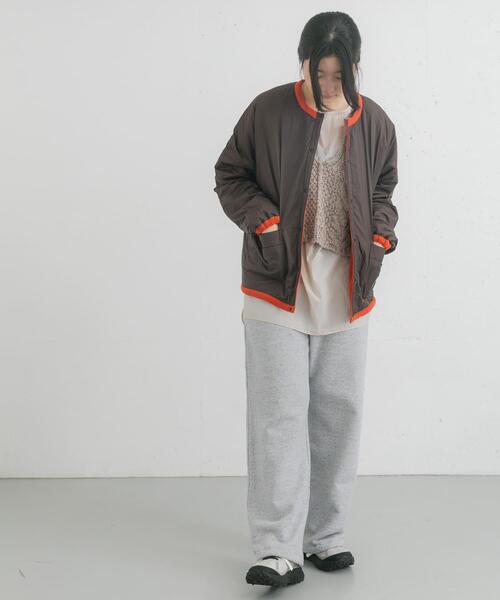 EKAL（エカル）の「『UR TECH』フリースリバーシブルカーディガン 