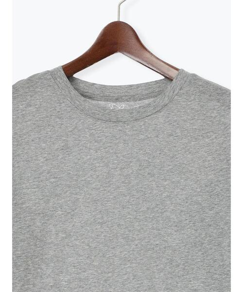 Te chichi（テチチ）の「シルケット天竺ロングスリーブTee（Tシャツ/カットソー・レディース・グレー/ブルー/オフホワイト/ブラック・F）」の12枚目の写真