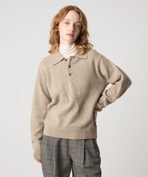 Steven Alan | <Steven Alan>ウール カシミヤ ポロニット(ニット/セーター)