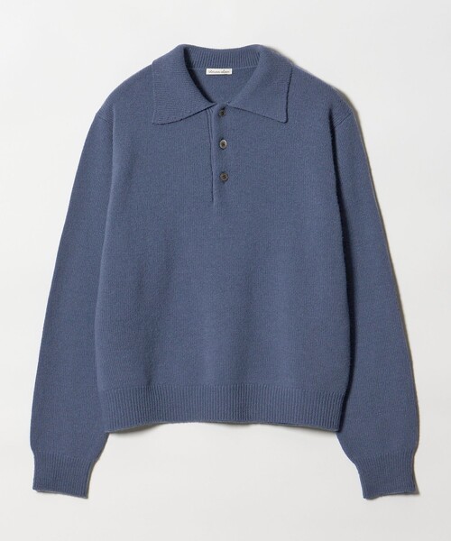 Steven Alan（スティーブンアラン）の「＜Steven Alan＞ウール カシミヤ ポロニット（ニット/セーター・レディース・ブラック/オフホワイト/ベージュ/コバルトブルー・FREE）」の20枚目の写真