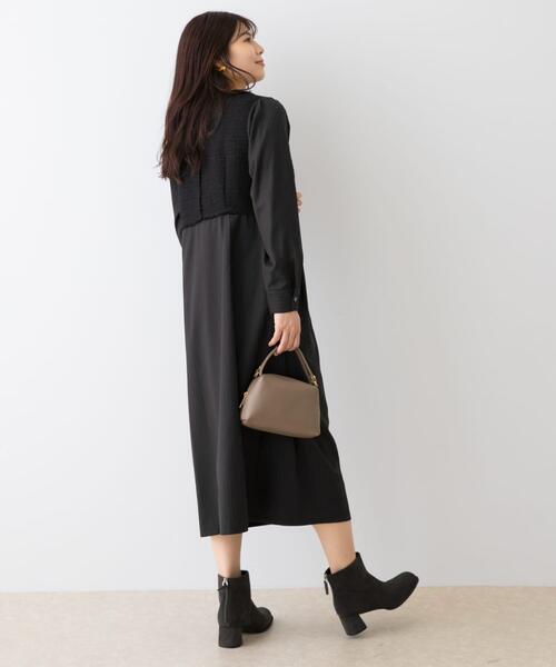 F by ROSSO(エフバイロッソ)の「F by ROSSO ツイードドッキングワンピース(ワンピース・レディース・ブラック系その他/ブラック・36/38)」の21枚目の写真