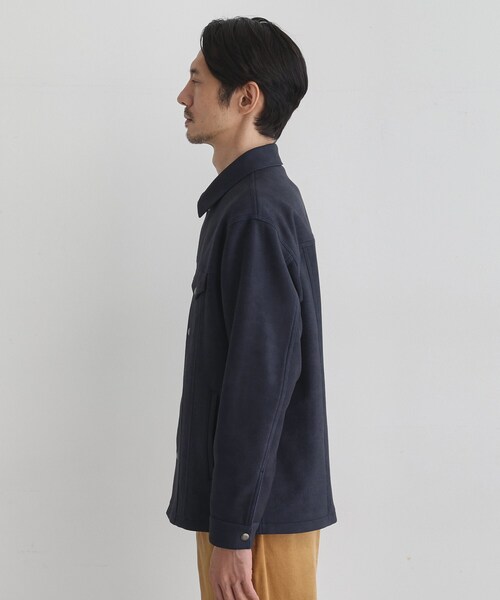 TAKEO KIKUCHI(タケオキクチ)の「【JUST ONE LAYER】ダウンファブリック ブルゾン(ブルゾン・メンズ・ネイビー/サンドベージュ・04/03/02)」の12枚目の写真