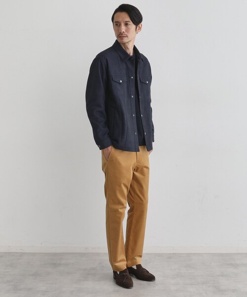 TAKEO KIKUCHI(タケオキクチ)の「【JUST ONE LAYER】ダウンファブリック ブルゾン(ブルゾン・メンズ・ネイビー/サンドベージュ・04/03/02)」の19枚目の写真