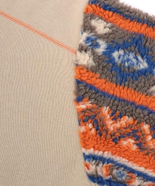 チチカカ（チチカカ）の「裏起毛ｘボアスリーブフードワンピース（ワンピース・レディース・ベージュ/チャコールグレー/ブルーグリーン・FREE）」の17枚目の写真