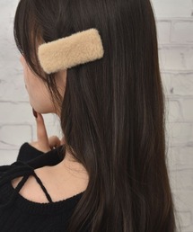 【A2】エコファースクエアパッチンピン / ブラウン 2個セット 楽天市場】ピン ぱっちん パッチンピン ファー フェイクファー