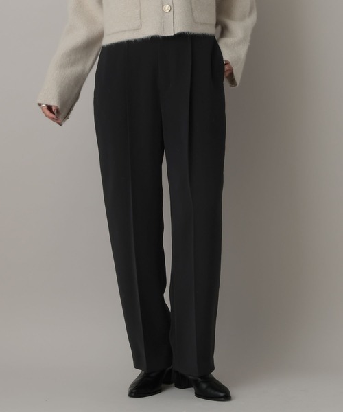 A part by（アパートバイ）の「サテンタックストレートパンツ（スラックス・レディース・ブラック/アイボリー/ブルー系その他3・SMALL/MEDIUM）」の20枚目の写真