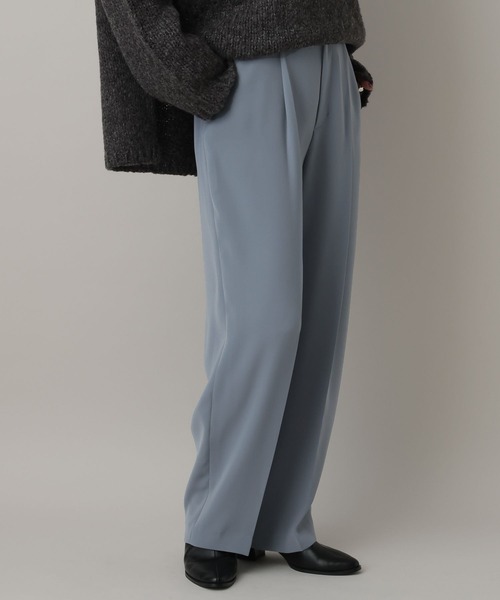 A part by（アパートバイ）の「サテンタックストレートパンツ（スラックス・レディース・ブラック/アイボリー/ブルー系その他3・SMALL/MEDIUM）」の13枚目の写真