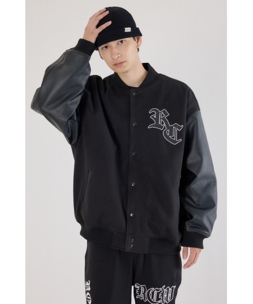 RODEO CROWNS WIDE BOWL(ロデオクラウンズワイドボウル)の「Blackletter スタジャン(スタジャン・メンズ・ブラック・LARGE/MEDIUM)」の5枚目の写真