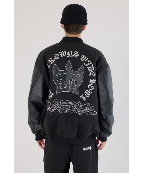 RODEO CROWNS WIDE BOWL(ロデオクラウンズワイドボウル)の「Blackletter スタジャン(スタジャン・メンズ・ブラック・LARGE/MEDIUM)」の11枚目の写真