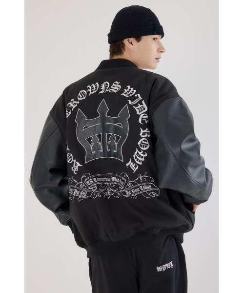 RODEO CROWNS WIDE BOWL(ロデオクラウンズワイドボウル)の「Blackletter スタジャン(スタジャン・メンズ・ブラック・LARGE/MEDIUM)」の17枚目の写真