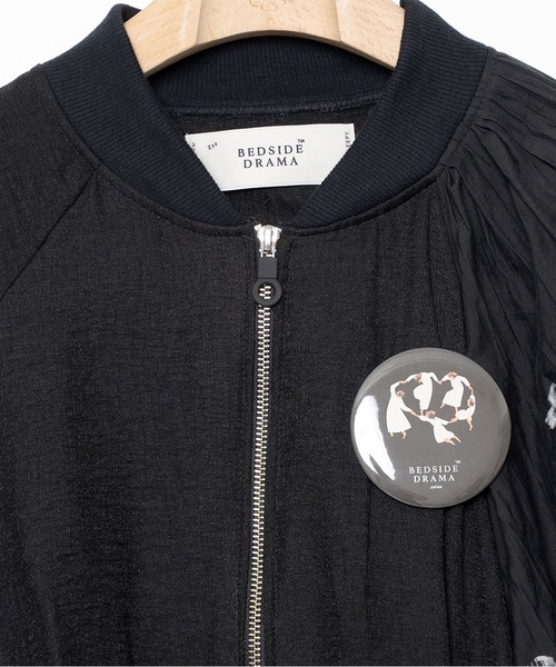 bedsidedrama（ベットサイドドラマ）の「Mosaic Garden Blouson（ブルゾン・レディース・ホワイト/ブラック・1/2）」の18枚目の写真