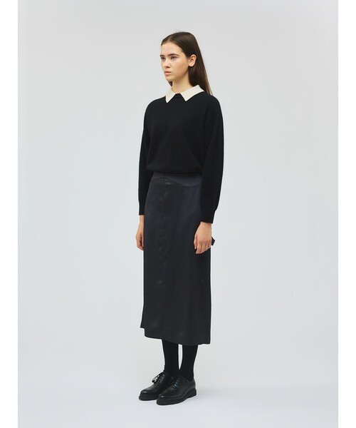 mizuiroind（ミズイロインド）の「mizuiro ind ペインタータイトスカート（スカート・レディース・グレー/ブラック/ベージュ/ブラウン・FREE）」の10枚目の写真