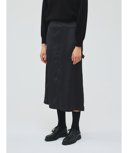 mizuiroind（ミズイロインド）の「mizuiro ind ペインタータイトスカート（スカート・レディース・グレー/ブラック/ベージュ/ブラウン・FREE）」の14枚目の写真