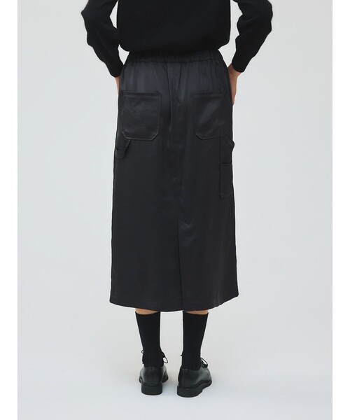 mizuiroind（ミズイロインド）の「mizuiro ind ペインタータイトスカート（スカート・レディース・グレー/ブラック/ベージュ/ブラウン・FREE）」の16枚目の写真