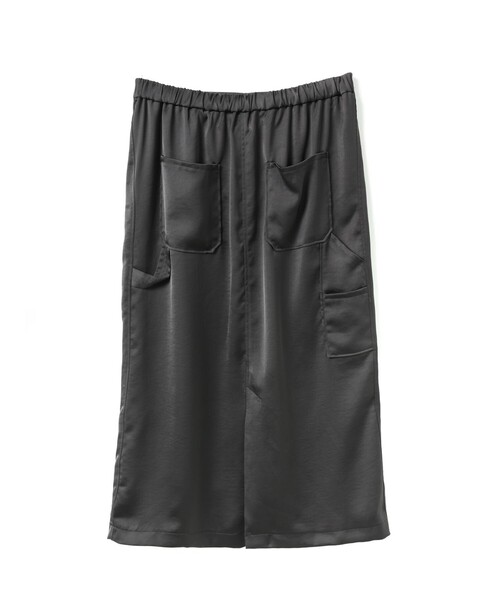 mizuiroind（ミズイロインド）の「mizuiro ind ペインタータイトスカート（スカート・レディース・グレー/ブラック/ベージュ/ブラウン・FREE）」の20枚目の写真