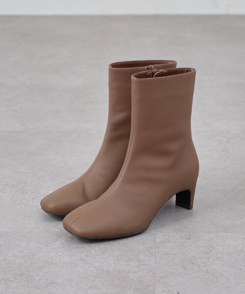 SHENERY（シーナリー）の「センターステッチレザーブーツ（ブーツ・レディース・ブラウン/ブラック・36/37/38）」の4枚目の写真