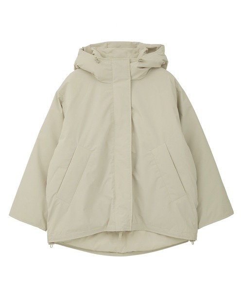 earth music&ecology（アースミュージックアンドエコロジー）の「【防風/2025AW】フーデットパファーコート（ダウンジャケット/コート・レディース・アイボリー/ブラック/ベージュ・L/M）」の12枚目の写真