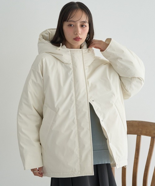 セール】【防風/2025AW】フーデットパファーコート(ダウンジャケット セール】【防風/2025AW】フーデットパファーコート(ダウンジャケット