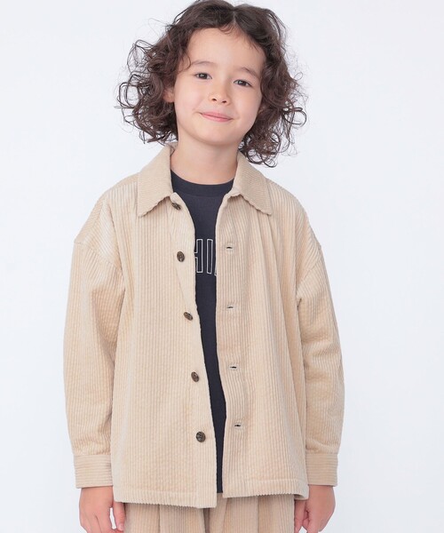 SHIPS（シップス）の「SHIPS KIDS:100～130m /コーデュロイ シャツ アウター（シャツ/ブラウス・キッズ・アイボリー・100/130/120/110）」の18枚目の写真
