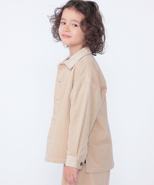 SHIPS（シップス）の「SHIPS KIDS:100～130m /コーデュロイ シャツ アウター（シャツ/ブラウス・キッズ・アイボリー・100/130/120/110）」の16枚目の写真
