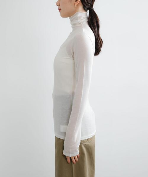 セール】カシミヤシルクタートルカットソー（Tシャツ/カットソー