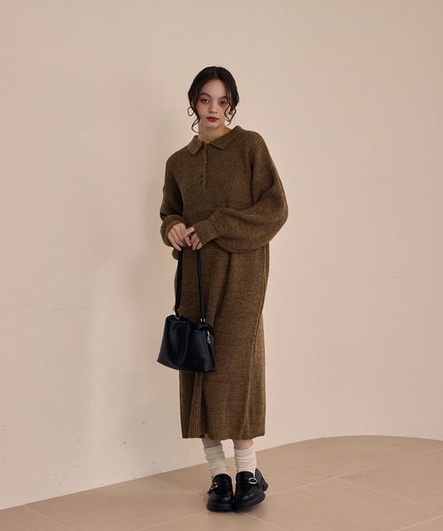 nuance gather shoulder bag/ニュアンスギャザーショルダーバッグ