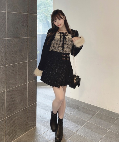 one way(ワンウェイ)の「ファー付きボレロ風トップス(Tシャツ/カットソー・レディース・ブラック系その他/ブラウン系その他/グレー系その他/ベージュ系その他/ライトグレー・FREE)」の19枚目の写真