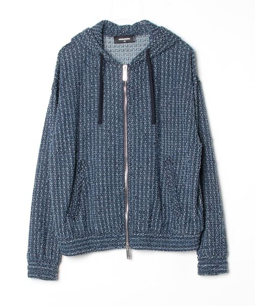 DSQUARED2パッチ付きデニムジャケット DSQUARED2 ディースクエアード パッチワーク デニムジャケット