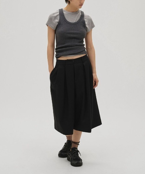 TODAYFUL(トゥデイフル)の「TODAYFUL Twill Bermuda Pants ツイルバミューダパンツ/12610713(その他パンツ・レディース・ブラック・38/36)」の4枚目の写真