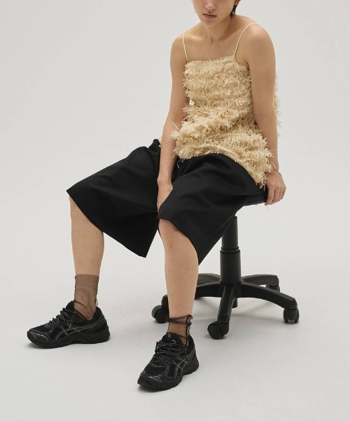 TODAYFUL(トゥデイフル)の「TODAYFUL Twill Bermuda Pants ツイルバミューダパンツ/12610713(その他パンツ・レディース・ブラック・38/36)」の8枚目の写真