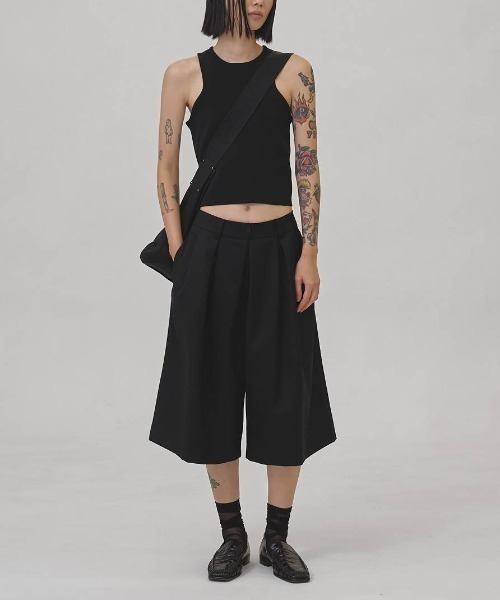 TODAYFUL(トゥデイフル)の「TODAYFUL Twill Bermuda Pants ツイルバミューダパンツ/12610713(その他パンツ・レディース・ブラック・38/36)」の11枚目の写真