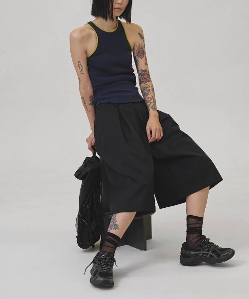 TODAYFUL(トゥデイフル)の「TODAYFUL Twill Bermuda Pants ツイルバミューダパンツ/12610713(その他パンツ・レディース・ブラック・38/36)」の12枚目の写真