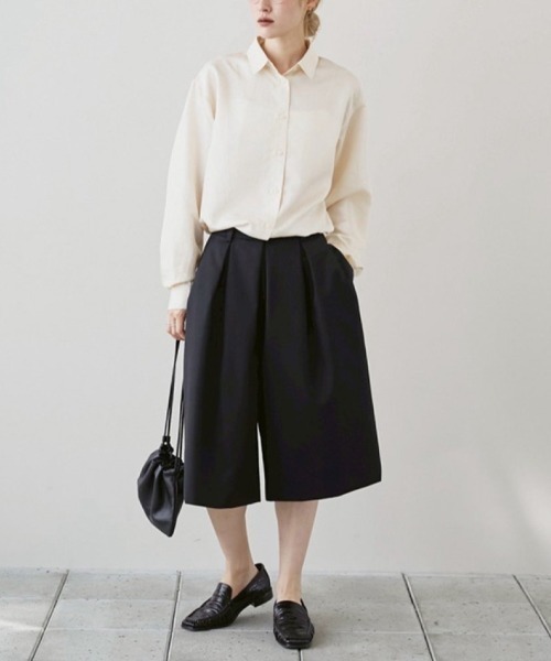 TODAYFUL(トゥデイフル)の「TODAYFUL Twill Bermuda Pants ツイルバミューダパンツ/12610713(その他パンツ・レディース・ブラック・38/36)」の19枚目の写真