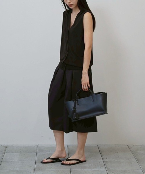 TODAYFUL(トゥデイフル)の「TODAYFUL Twill Bermuda Pants ツイルバミューダパンツ/12610713(その他パンツ・レディース・ブラック・38/36)」の18枚目の写真