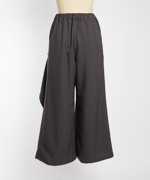 gomme（ゴム）の「フリルトロパンツ（その他パンツ・レディース・パープル/チャコールグレー/ブラック・MEDIUM）」の14枚目の写真