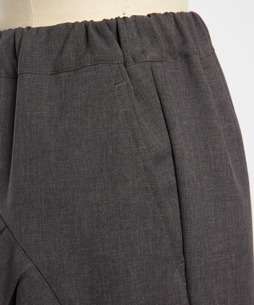 gomme（ゴム）の「フリルトロパンツ（その他パンツ・レディース・パープル/チャコールグレー/ブラック・MEDIUM）」の16枚目の写真